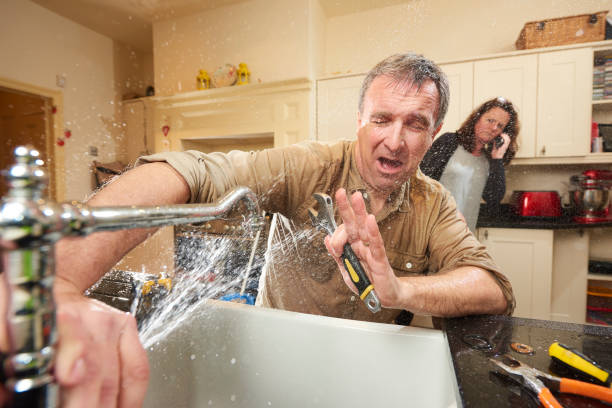 Water damage restoration process in MS